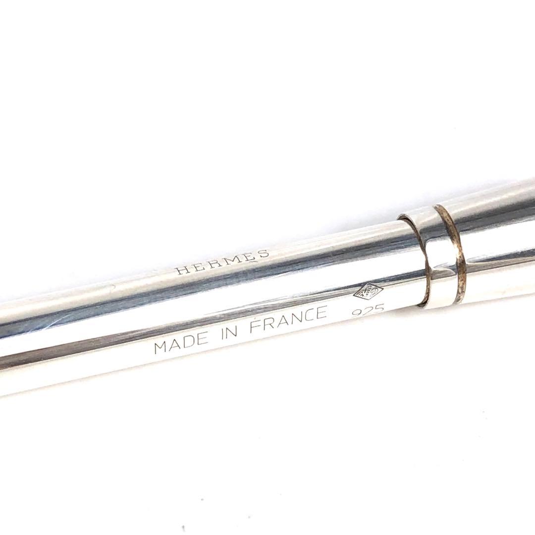 HERMES エルメス ボールペン アジェンダ用 チェーン付き シルバー925
