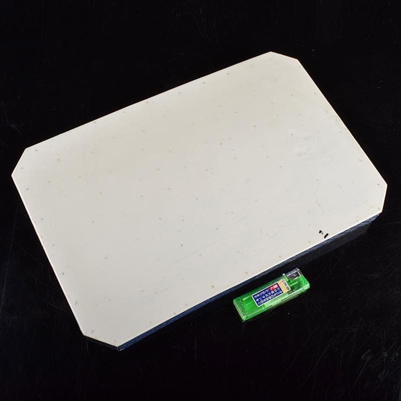 ドラ公式アカウント　中国　青花四君子草花文　長角皿　C　R3355