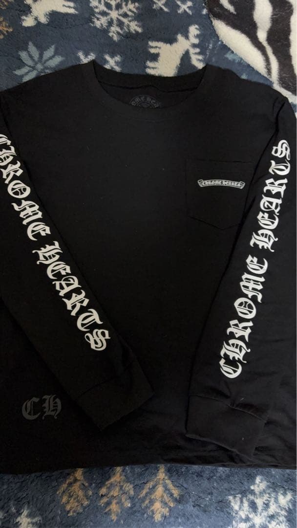 CHROME HEARTS バックスクロールラベルロゴ　長袖大阪限定品