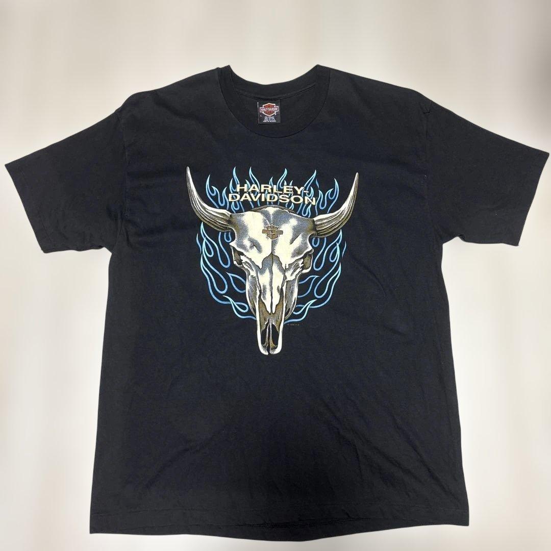harley davidson バッファロースカル　90s ブルーフレイム