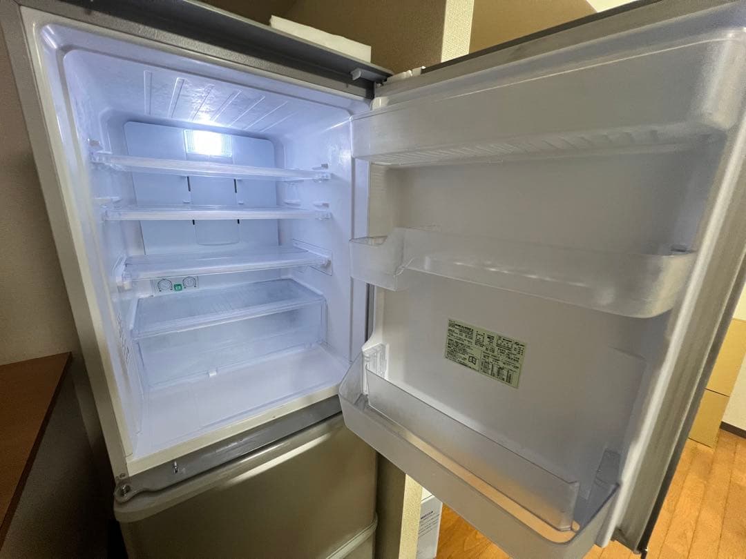 SHARP 350L 冷蔵庫 SJ-W352F-S シルバー