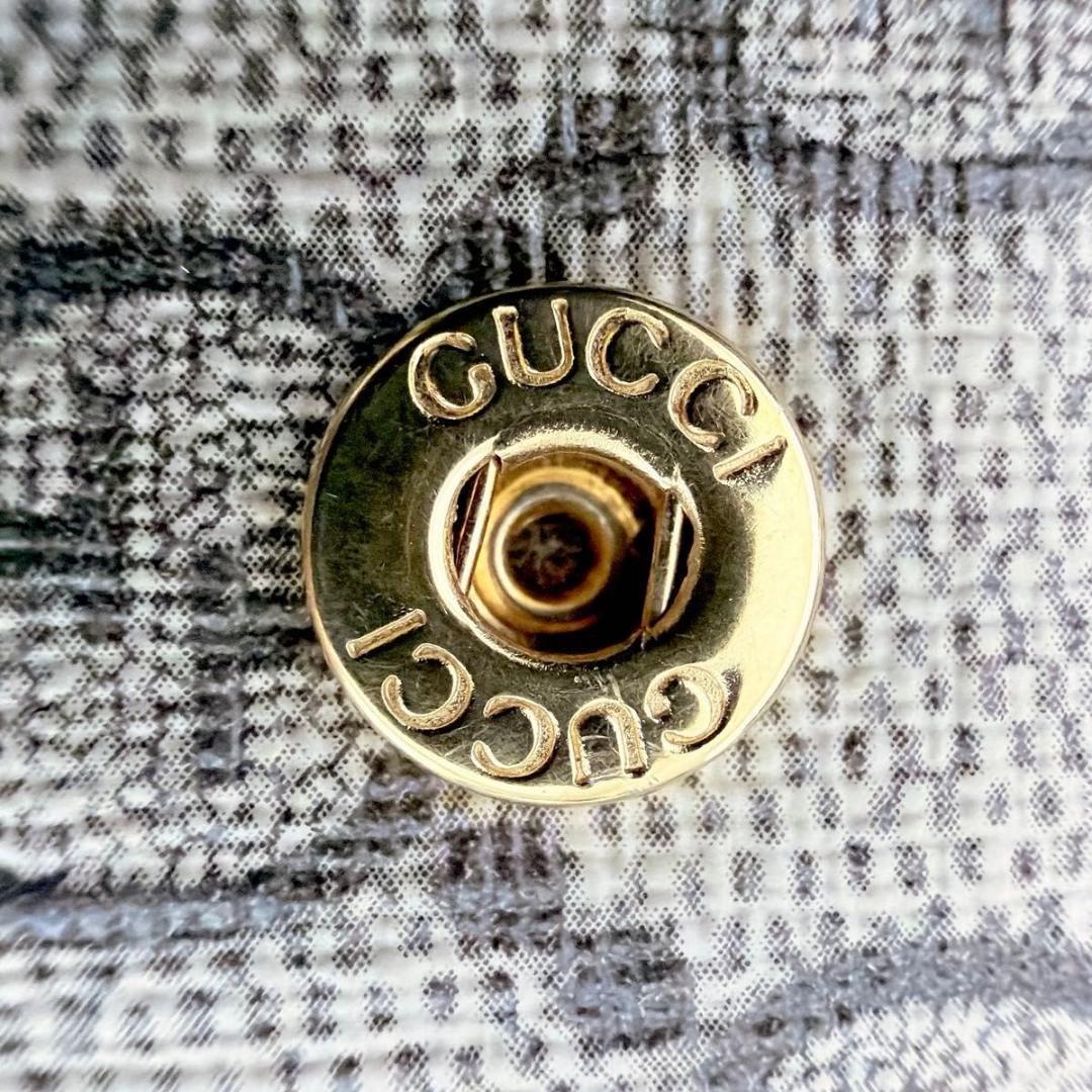 グッチ ダブルG バイカラー キーケース GGマーモント ブラック ベージュ