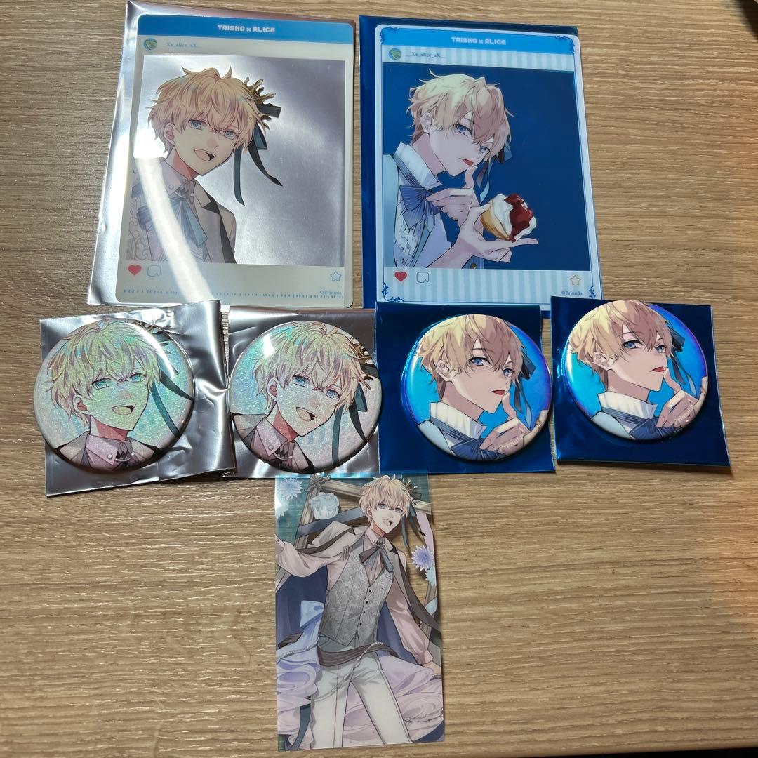 対アリ 大正×対称アリス AGF クリアカード 缶バッジ アリス