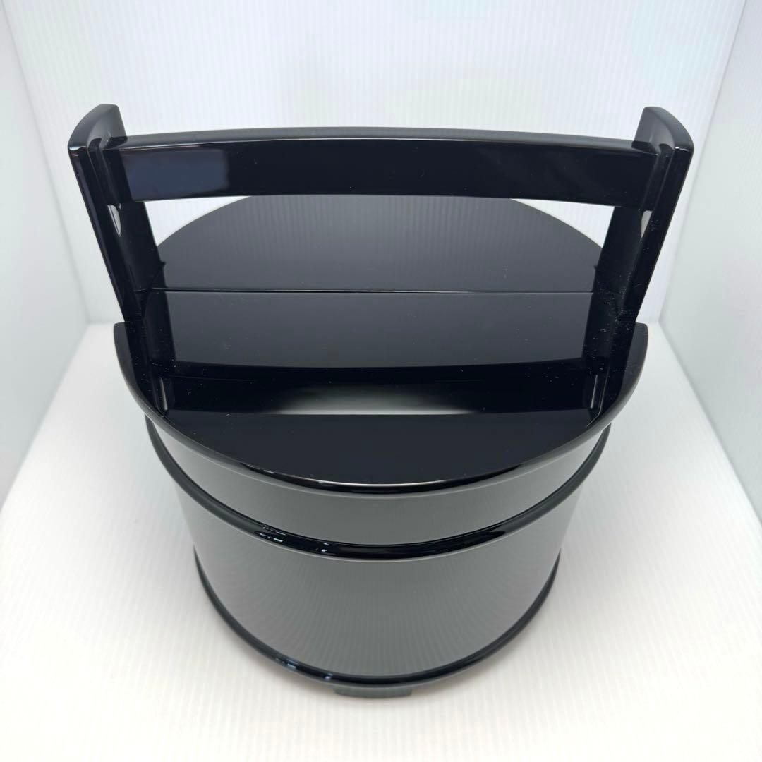 新品未使用 輪島塗 真手桶 水指 漆 塩安漆器 天然木 漆器 共箱 説明書