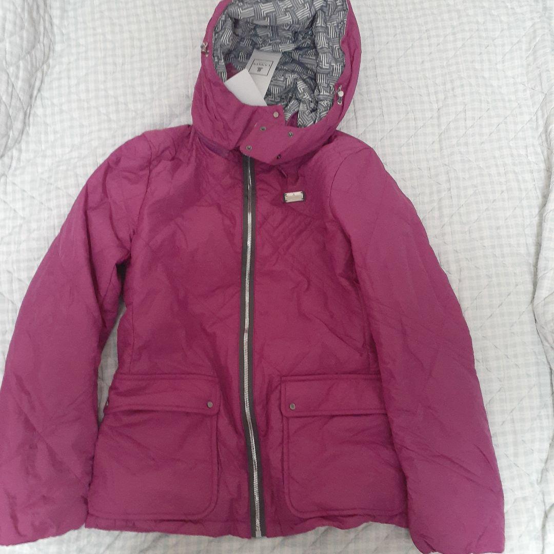 ランバンスポールLANVIN SPORTヒートナビ機能付きアウターピンクサイズS