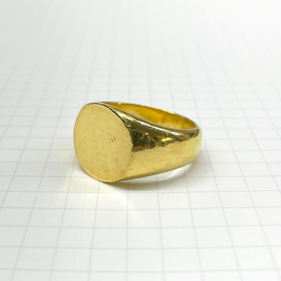 純金 24金 印台リング