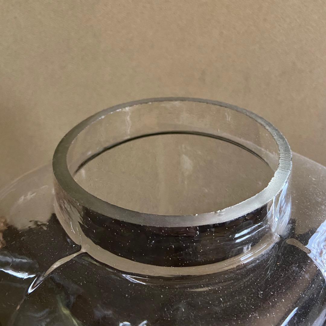 アンティーク　ガラス瓶　口付瓶　レトロガラス　店舗什器　当時物