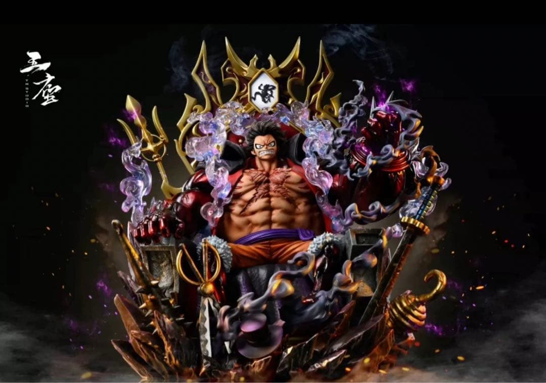 ワンピース 王座 ルフィ フィギュア ガレージキット