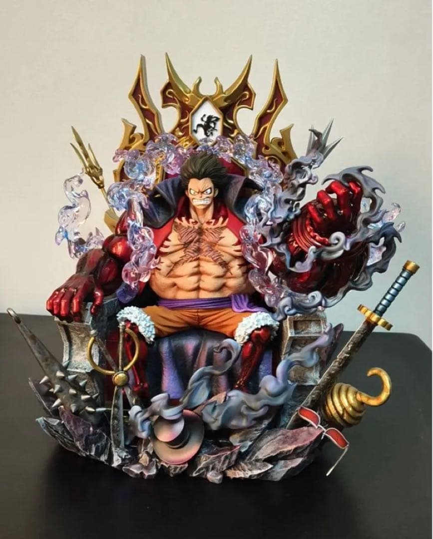 ワンピース 王座 ルフィ フィギュア ガレージキット