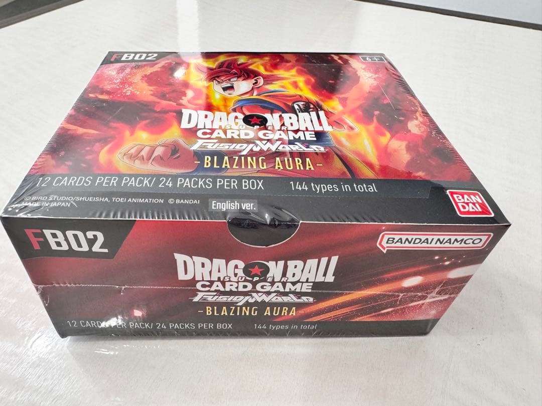 ドラゴンボールカード ブースターバック 烈火の開気英語版 未開封ボックス