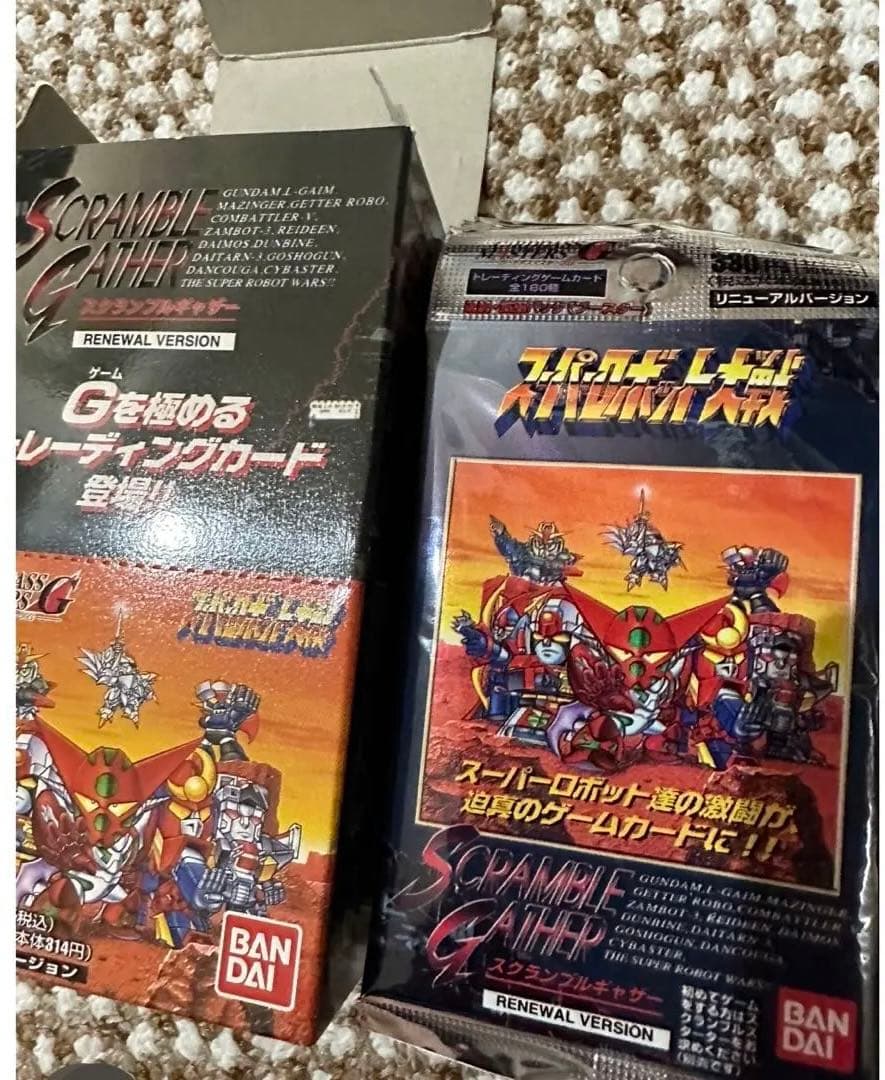 激レア　スーパーロボット大戦スクランブルギャザーscramble gather