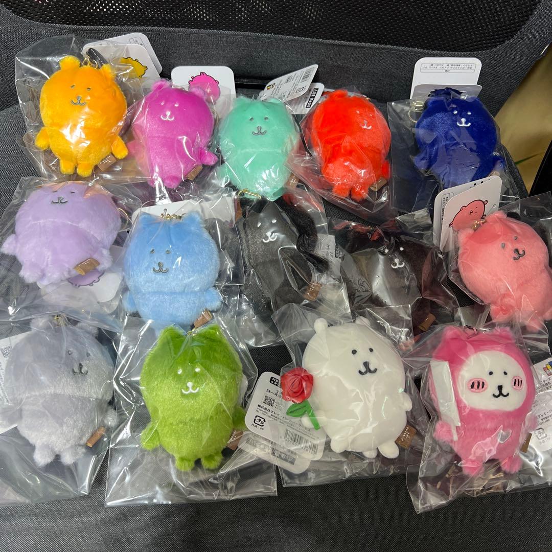 ナガノマーケット　なナガノのくま マスコット 14種セット　ローズ　可愛い札持ち