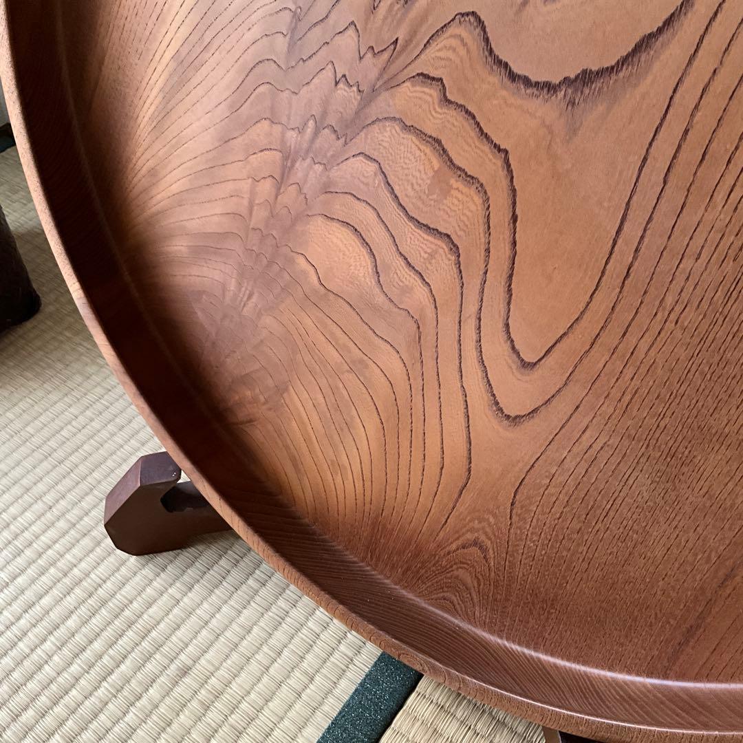 丸盆 大盆 民芸 民藝 柳宗悦 松本民芸家具 古道具 骨董 無垢材