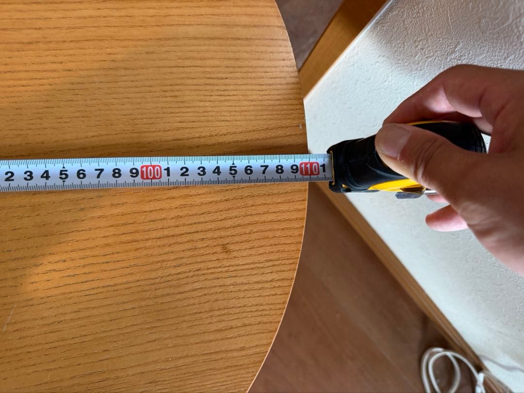 ★うさしのページ【状態良】無印こたつテーブルにもなる楕円形テーブル★