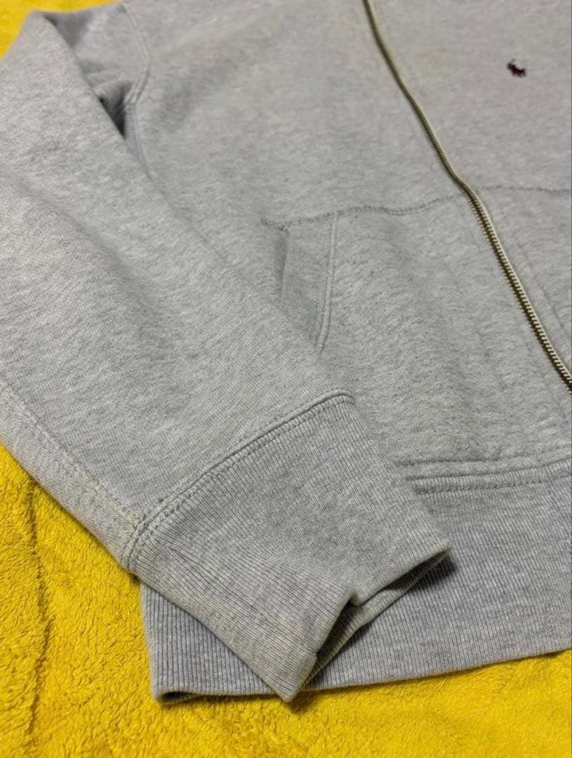 【美品】Polo by Ralph Lauren グレー サーマルパーカー