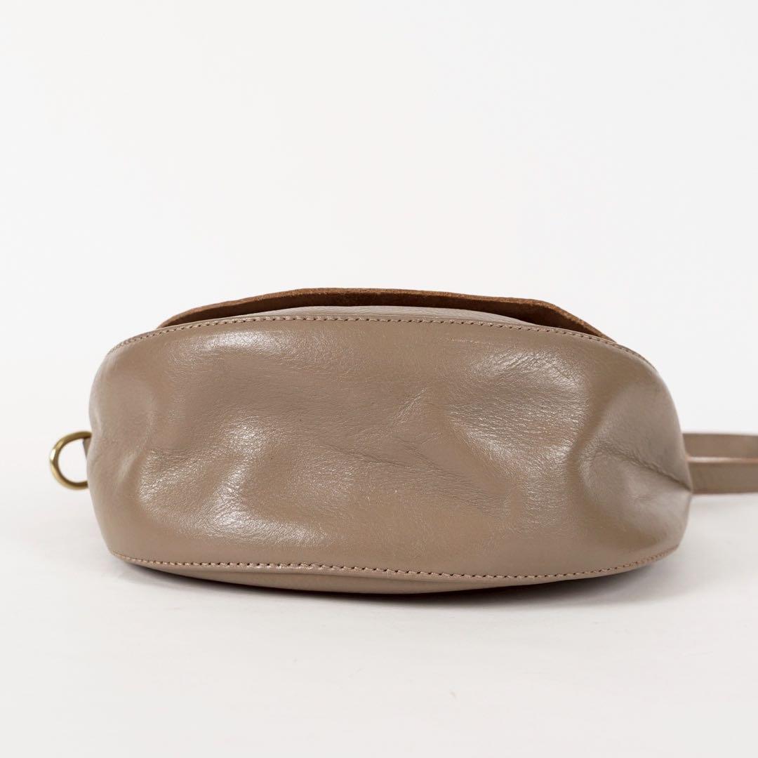 【極美品✨】イルビゾンテ カード付き ショルダーバッグ レザー ブラウン