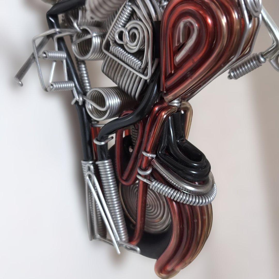 ワイヤーアート　バイク