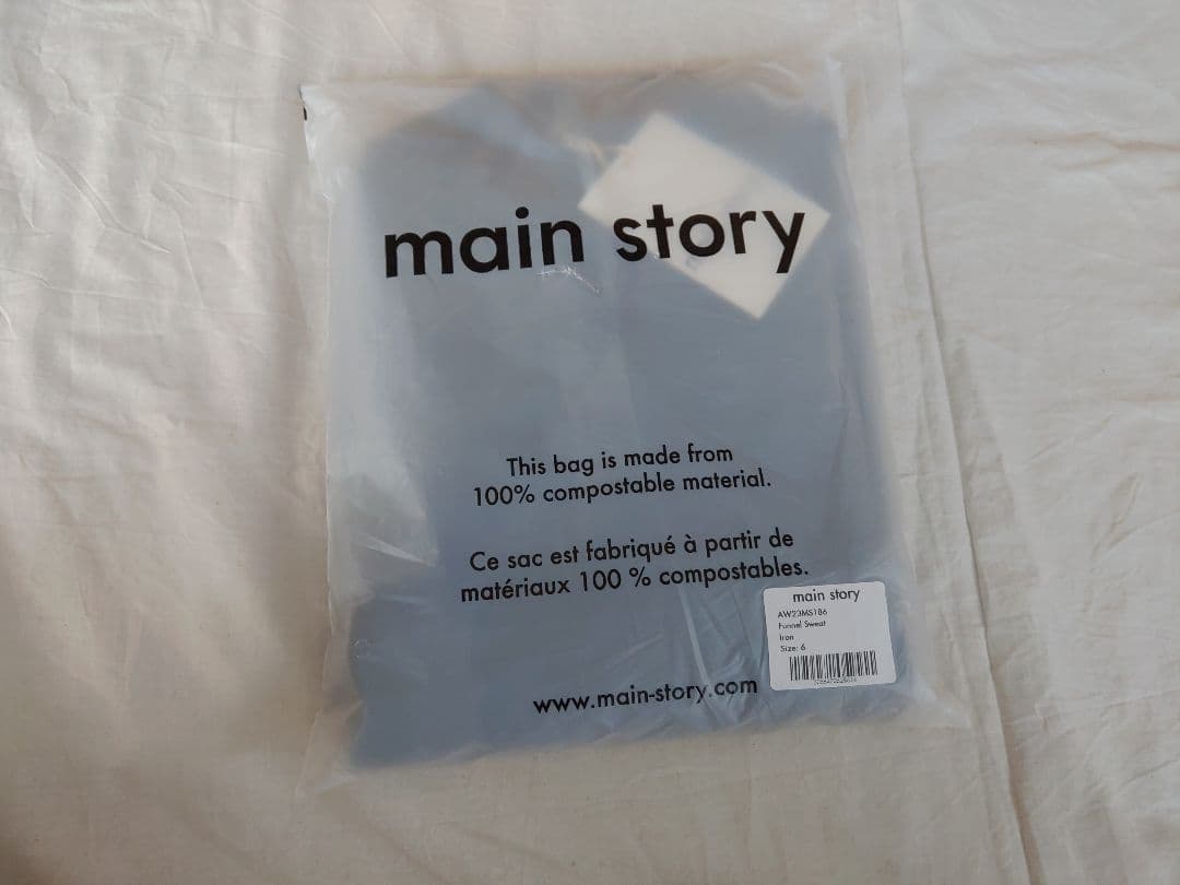 【6Y】mainstory　メインストーリー　スウェット　トレーナー　AW23