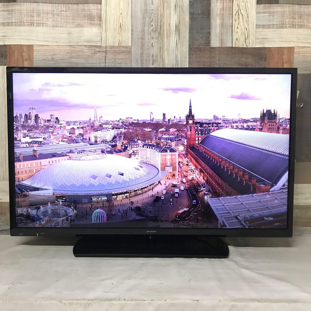 即日受渡❣️全国送料込SHARP40型テレビ外付HDD、かんたん操作音声クッキリ
