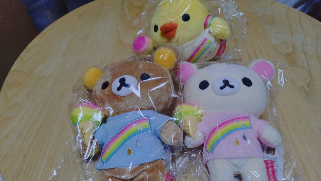 リラックマ あつめてぬいぐるみ キディランド 7周年 ハッピーレインボー