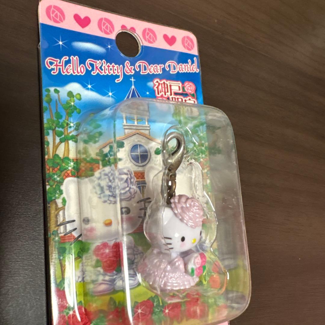 ご当地キティ　ファスナーマスコット　神戸限定　北野　ウエディング