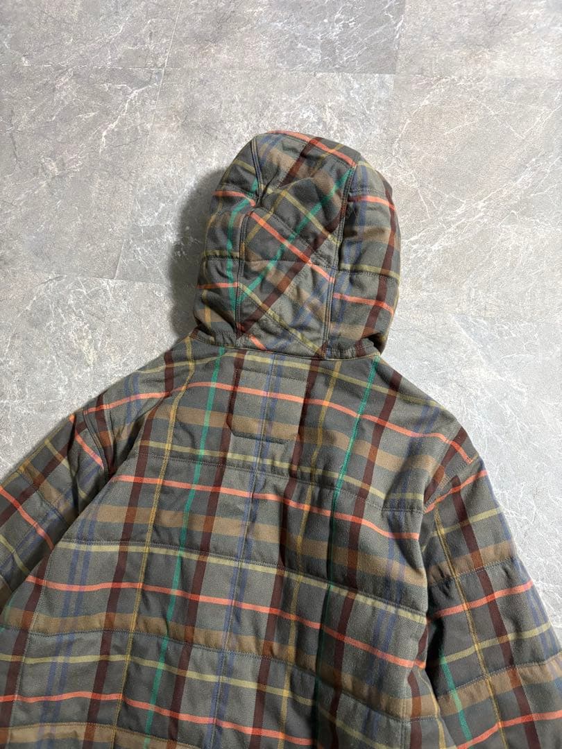 ジャケット・アウター Patagonia hooded quilting check jacket