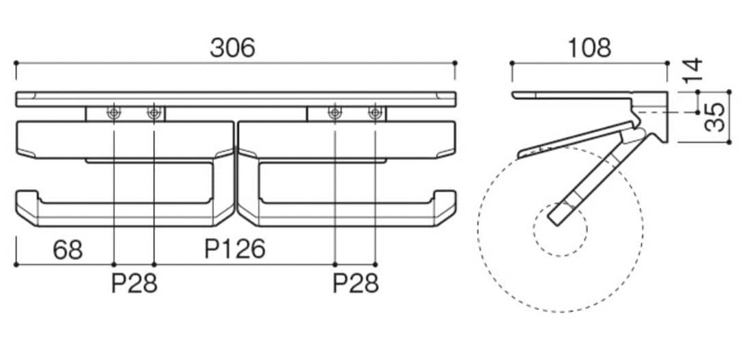 カワジュン　ペーパーホルダ　SE39W040