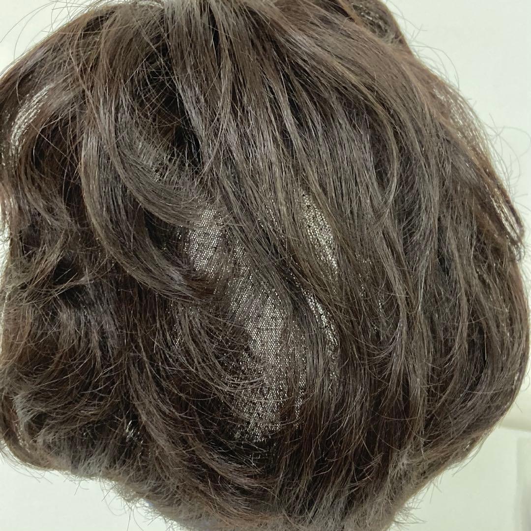 g344-52 プリシラ　オールウィッグ　人毛ミックス　総手植え　未使用