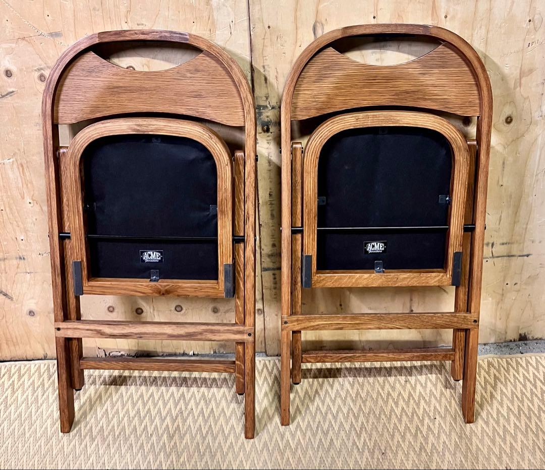 ① ACME Furniture CULVER CHAIR 折りたたみ 椅子