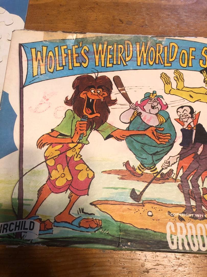 ホラー　モンスター　70s 幽霊城のドボチョン一家　ビンテージ　ジグゾーパズル