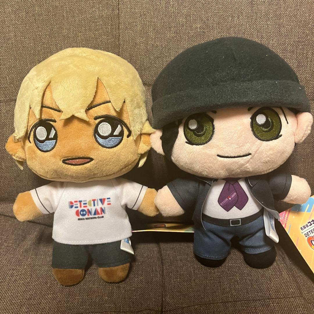 《2種セット》コナンランド ぬいぐるみ 安室透 赤井秀一