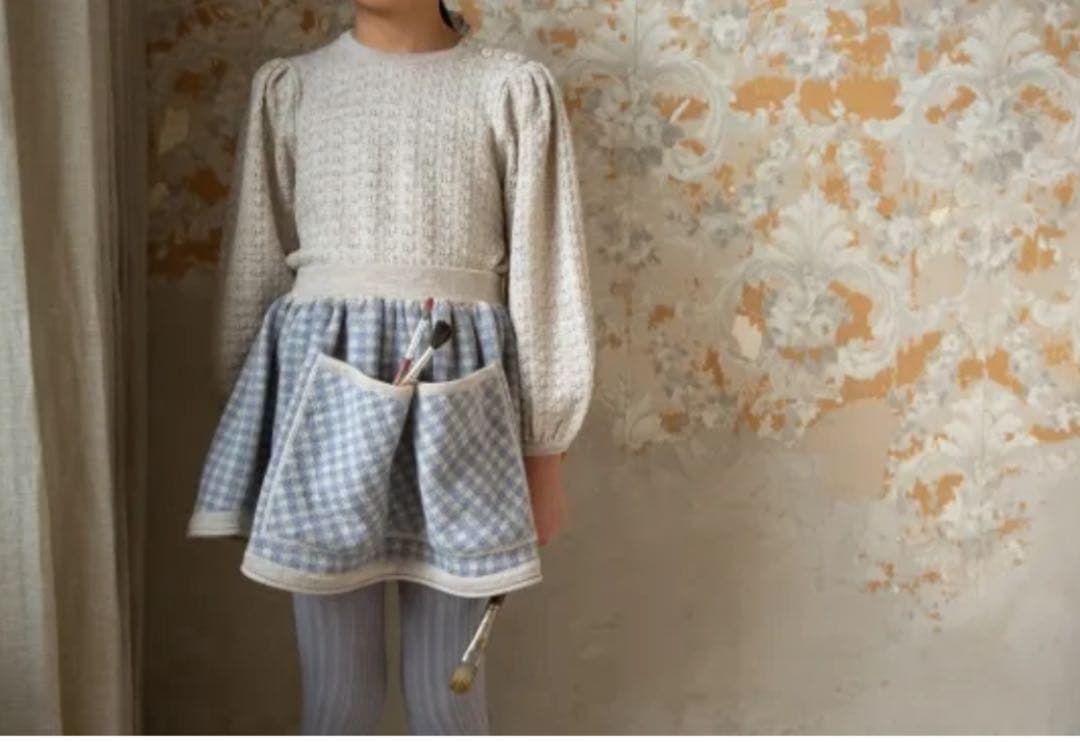 新品　SOOR PLOOM Erma Skirt Powder 8y