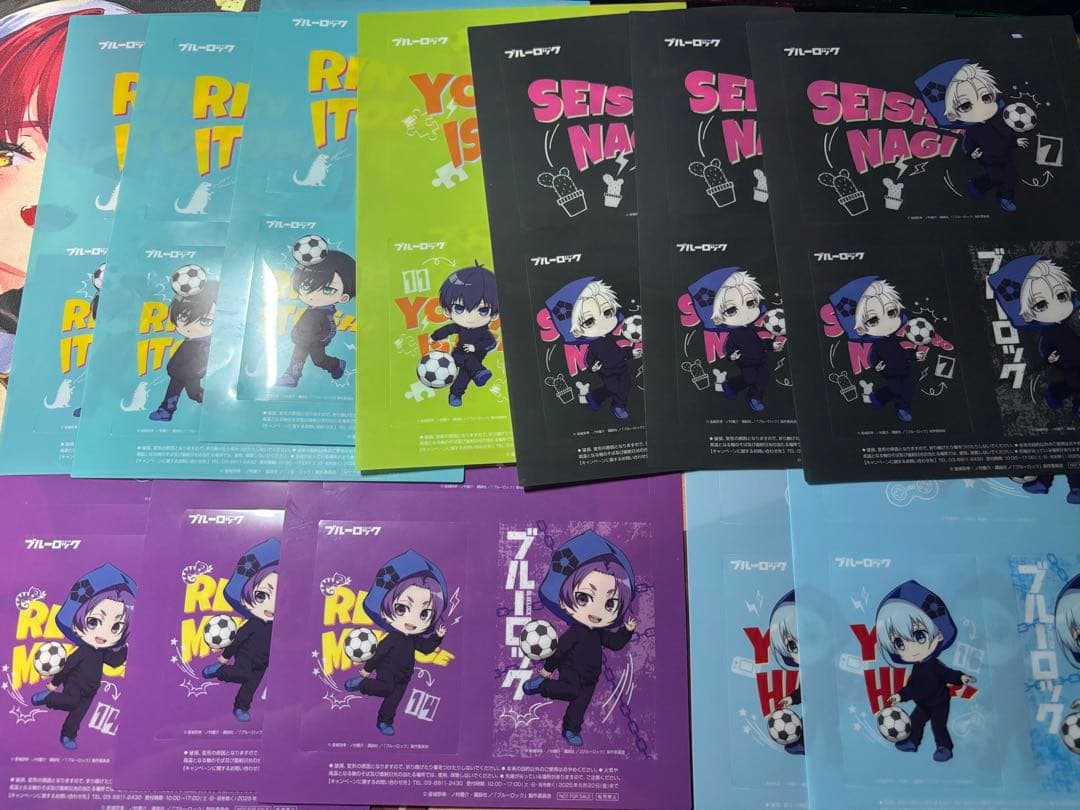 ほぼクリアファイルセット売り。他