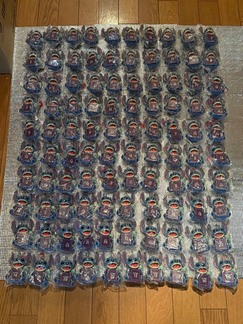 スティッチ キーホルダー100個　未使用