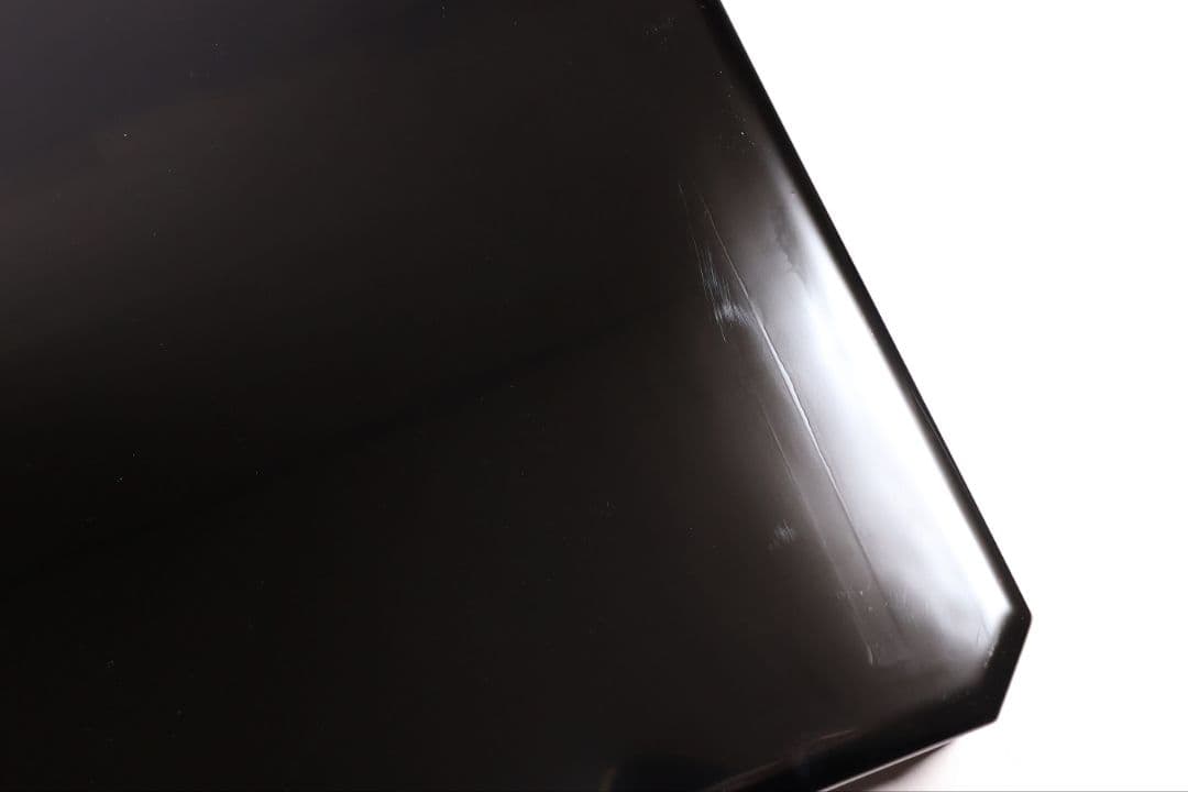 【CM371】加賀描金師 仙石可峰作 花唐草 隅切四方膳 五客 木製 折敷