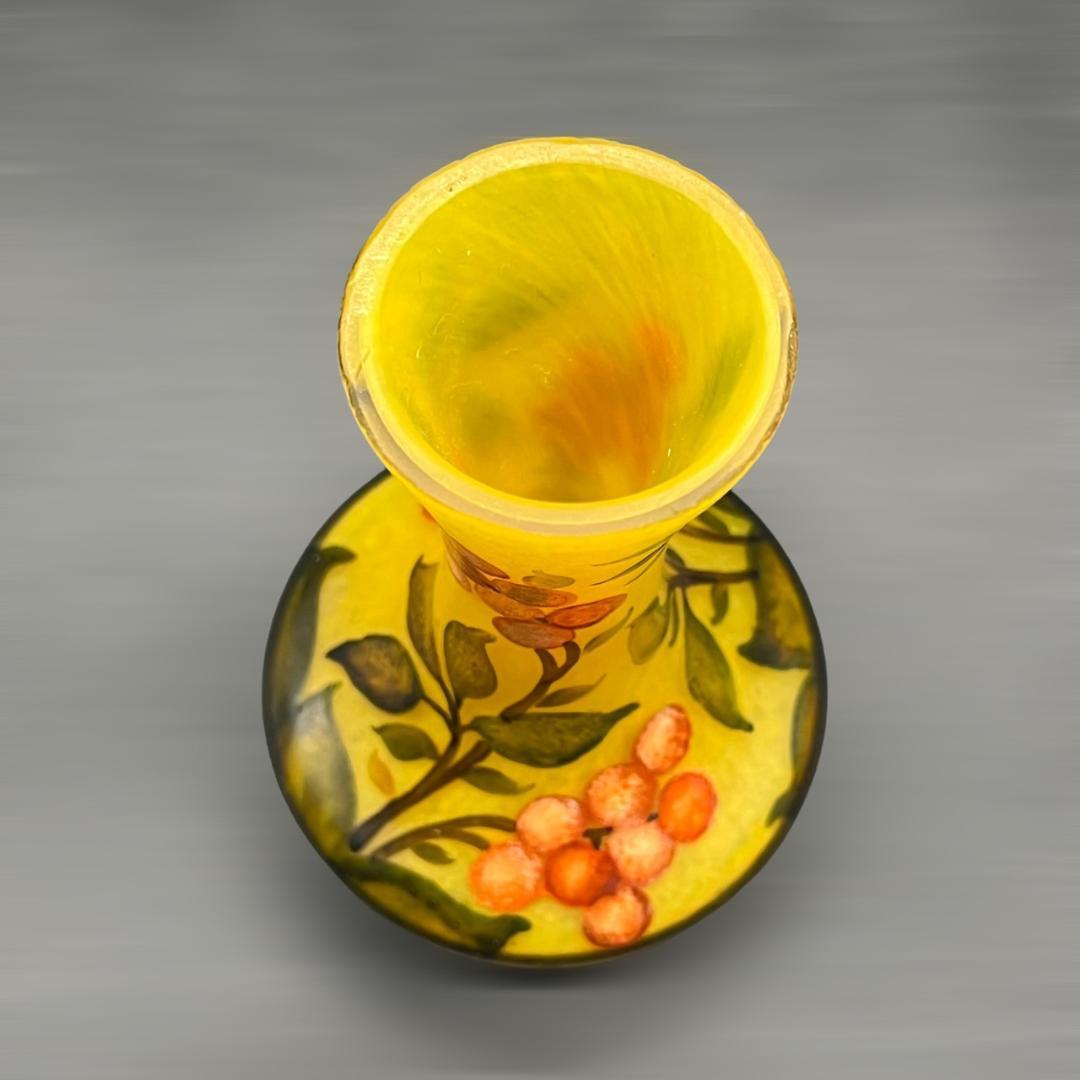 【証明書】ドームナンシー　かわいいサイズ　花器　花瓶　高さ12cm