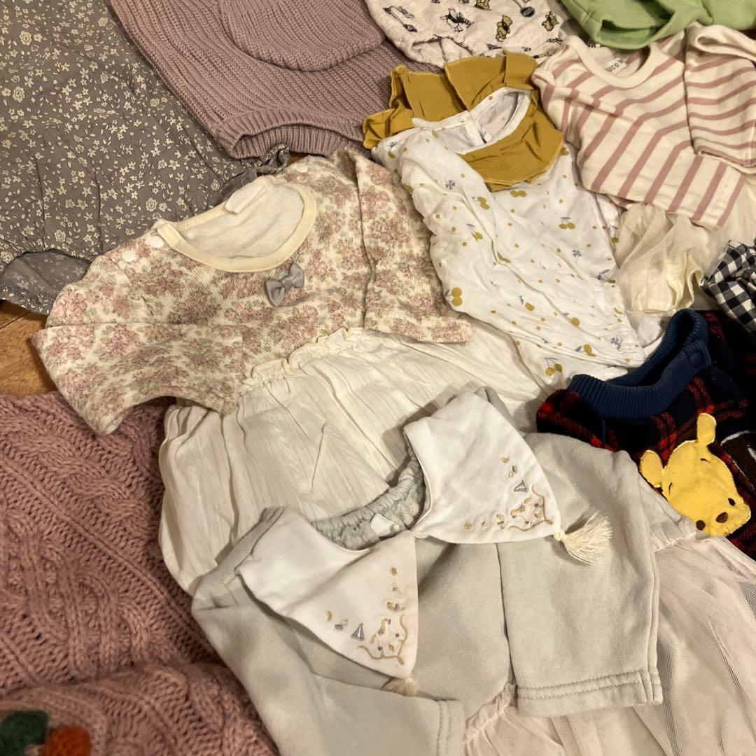 70-80 女の子　秋冬 まとめうり