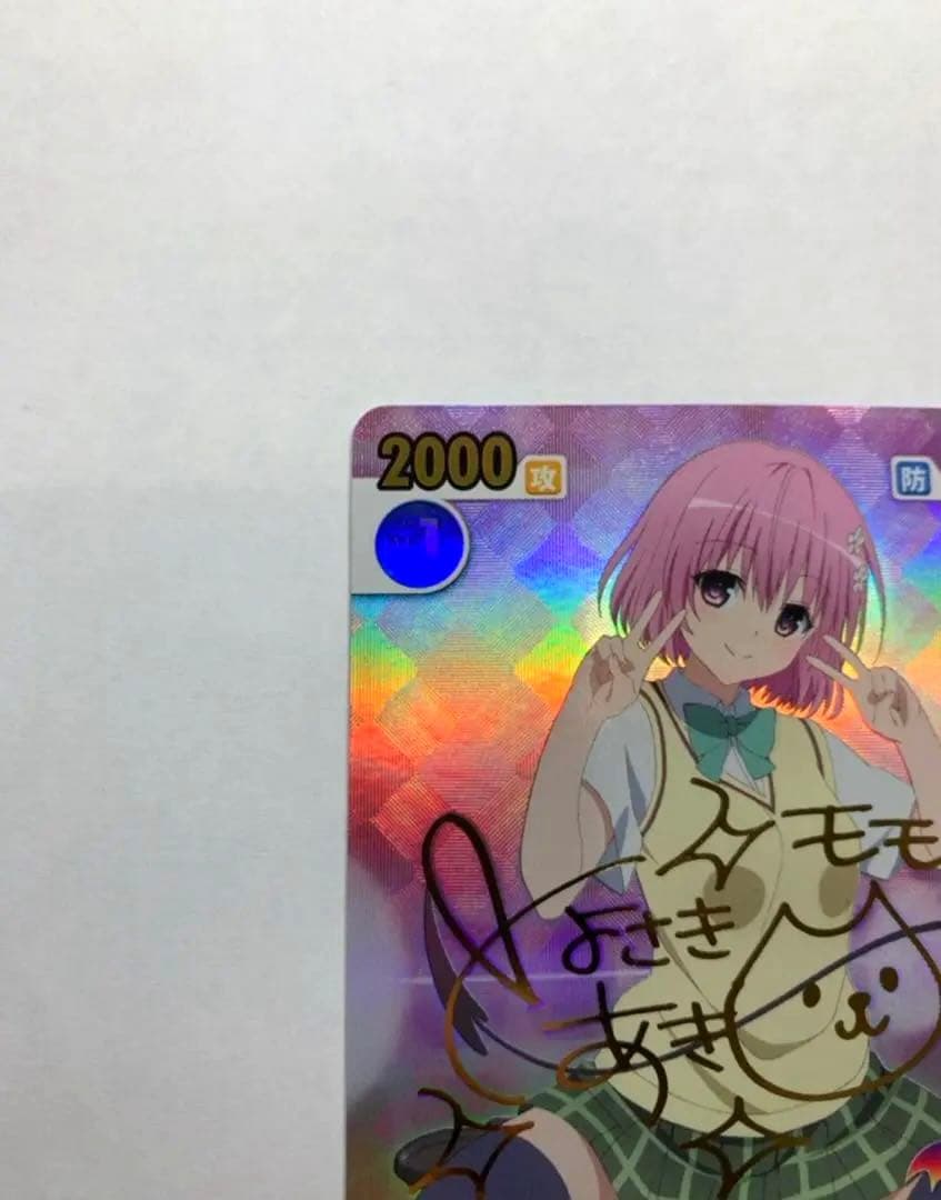 ヴィクトリースパーク　ToLOVEる　ピースサイン　モモ　サイン