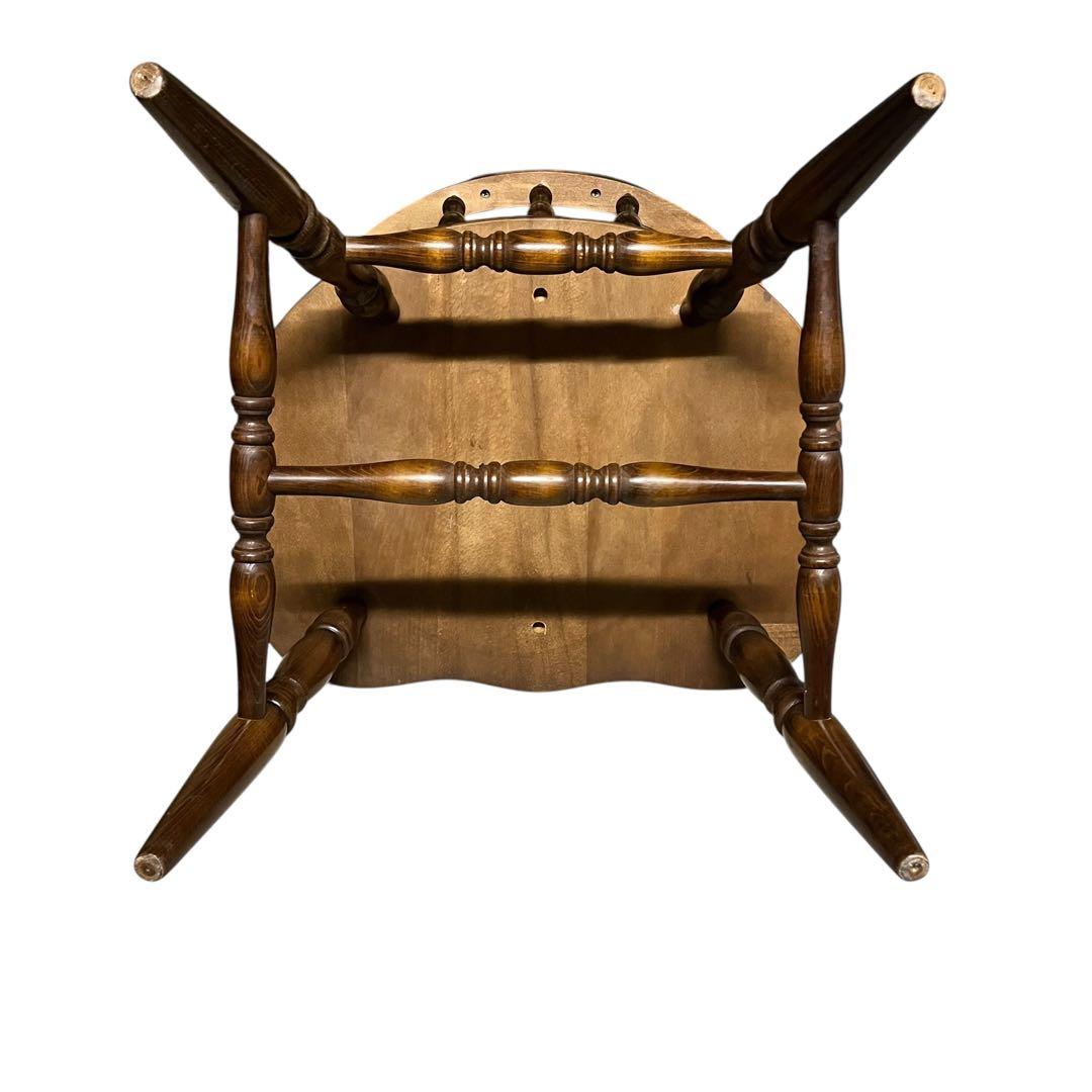 【送料無料】飛騨産業 キツツキ ウィンザーチェア アームチェア アンティーク ②
