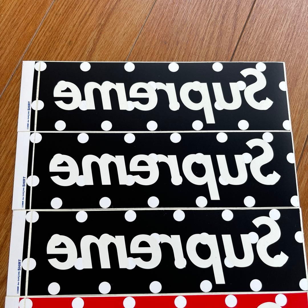 Supreme ステッカー ドット柄　コムデギャルソン　garçons