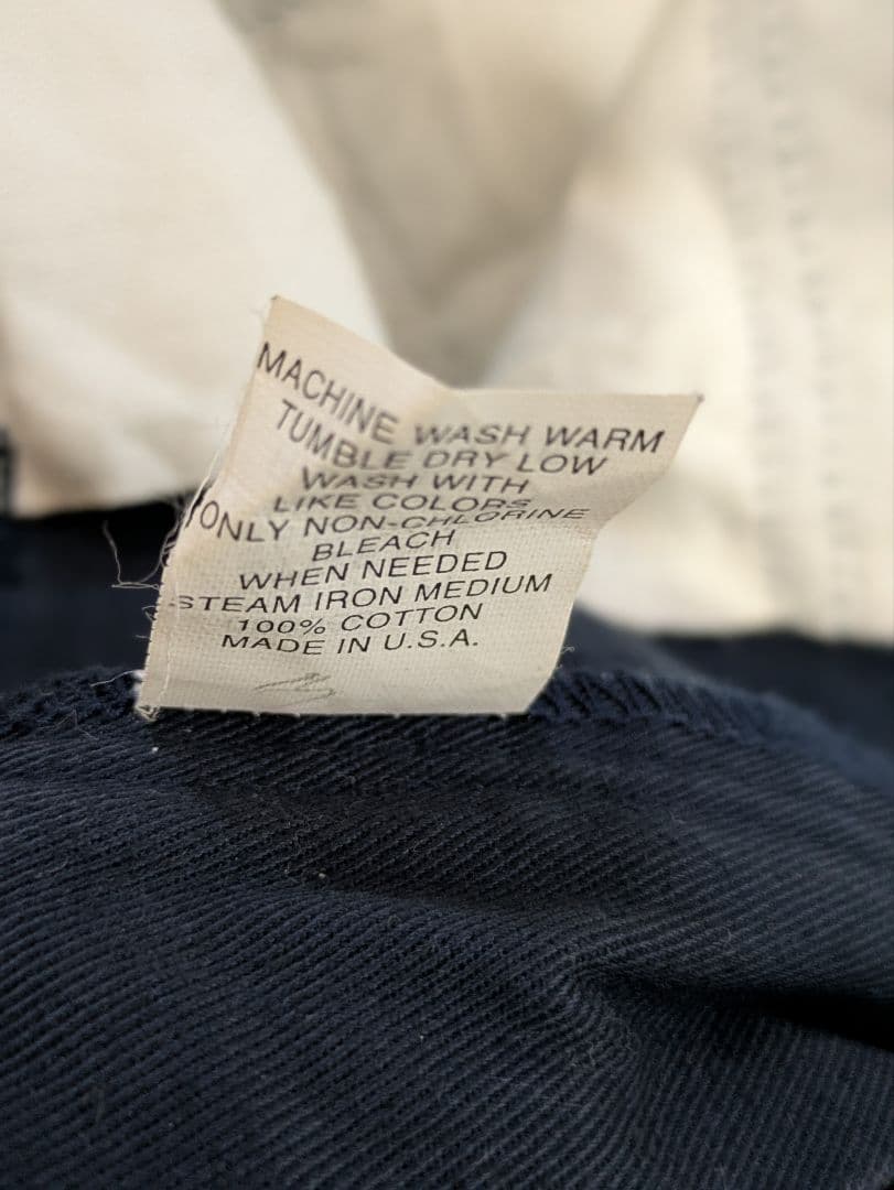 デッドストック　90s ポロ　ラルフローレン　クラシック　ツータック　チノ