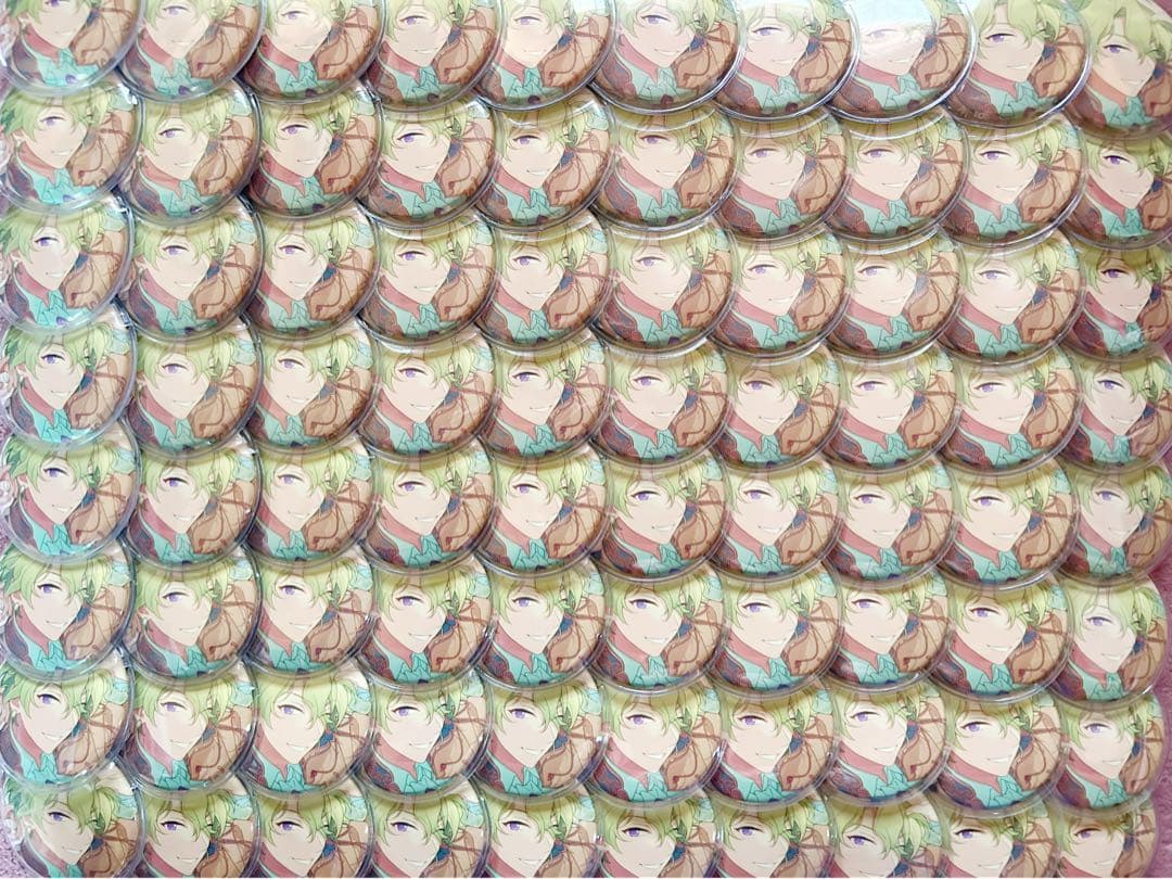 巴日和 フィーチャースカウト缶バッジ 80点