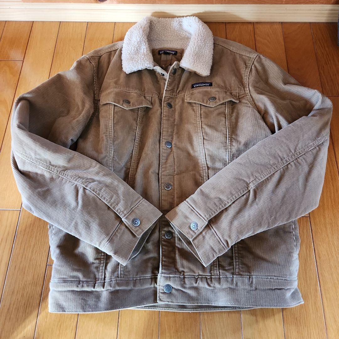 patagonia コーデュロイ ボア襟ジャケット S