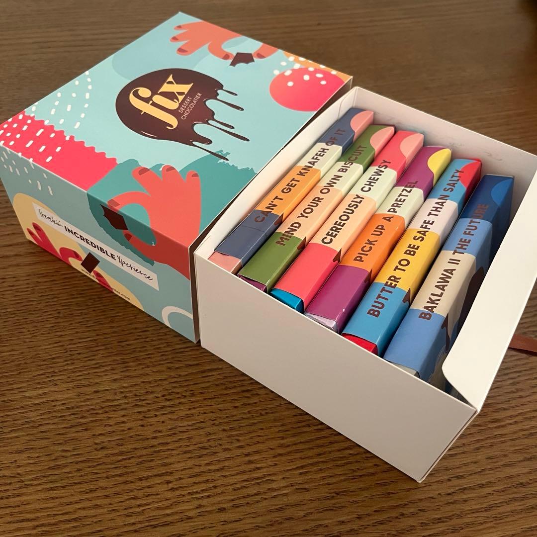 6種6枚FIX オリジナル　ドバイチョコ　ピスタチオ(ミルク)入り1月上旬発送