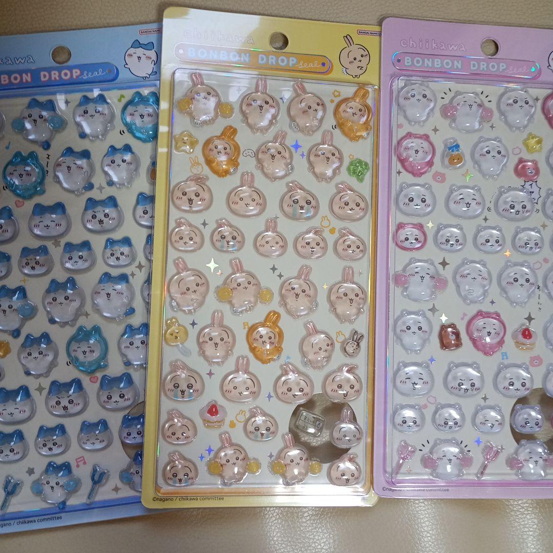 正規品　ちいかわ　ボンボンドロップシール　3枚セット