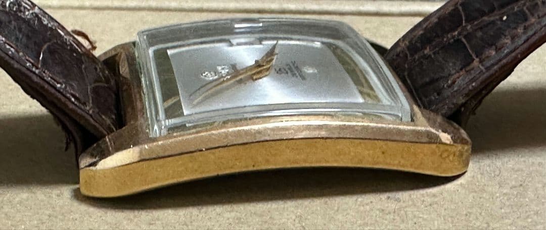 TITONI Airmaster 25石 自動巻き デイト スクエア 腕時計