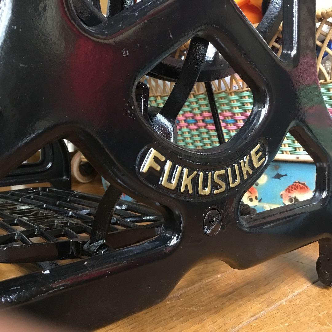 ※アンティーク※ FUKUSUKE足踏みミシン脚のテーブル　アイアン