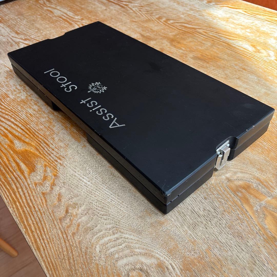 吉澤　アシストスツール　折りたたみ式　黒