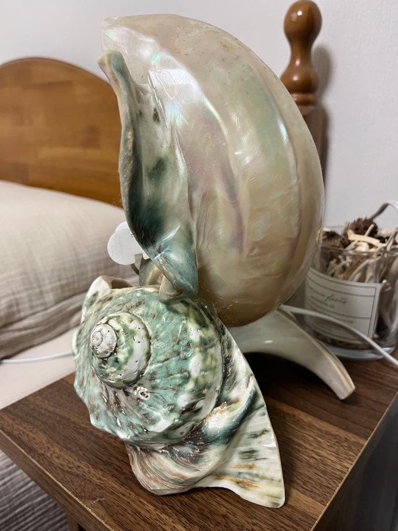 夜光貝　インテリア　ライト　小物