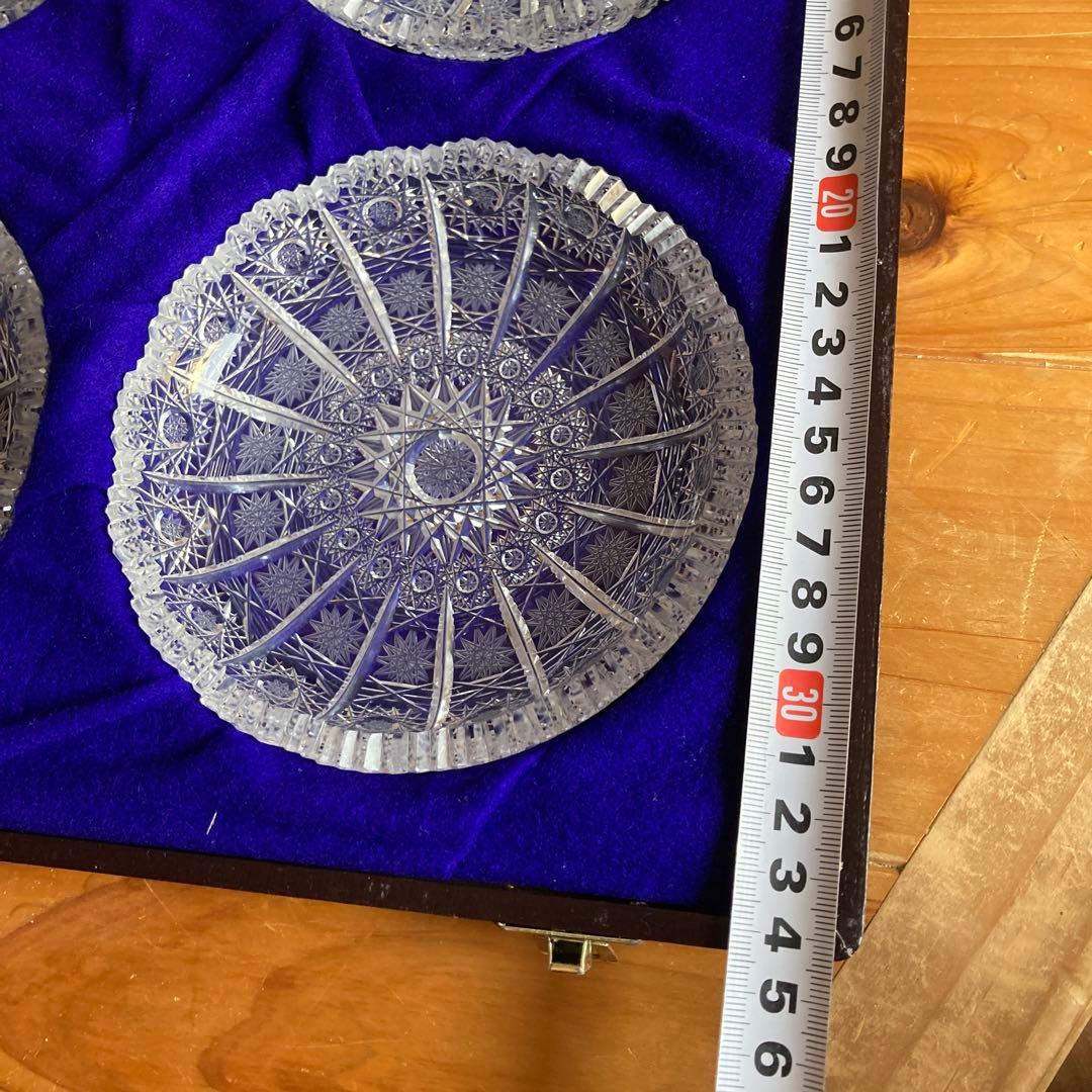 Bohemia Glass カットガラス 6枚セット